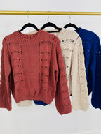 Tangled In You Sweater- Multiple Colors!
